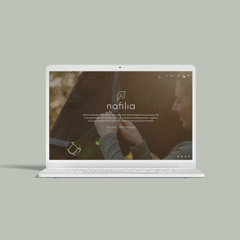 Nafilia <span>Website & Shop</span>
