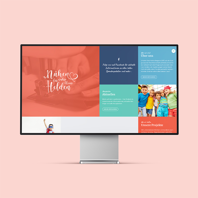 Nähen für wahre kleine Helden <span>Website</span>
