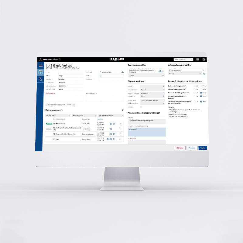 RAD+ RIS <span>Webapp</span>